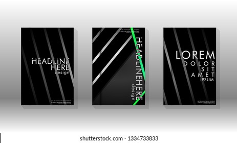 Cover book with a geometric design background. Valid for banners, placards, leaflets, poster designs, etc. Eps10 vector template