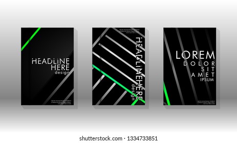 Cover book with a geometric design background. Valid for banners, placards, leaflets, poster designs, etc. Eps10 vector template