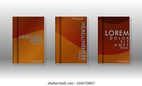 Cover book with a geometric design background. Valid for banners, placards, leaflets, poster designs, etc. Eps10 vector template