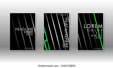 Cover book with a geometric design background. Valid for banners, placards, leaflets, poster designs, etc. Eps10 vector template