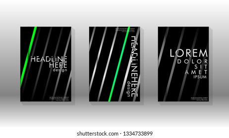 Cover book with a geometric design background. Valid for banners, placards, leaflets, poster designs, etc. Eps10 vector template