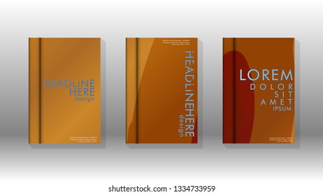 Cover book with a geometric design background. Valid for banners, placards, leaflets, poster designs, etc. Eps10 vector template