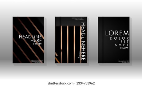 Cover book with a geometric design background. Valid for banners, placards, leaflets, poster designs, etc. Eps10 vector template