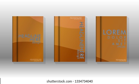 Cover book with a geometric design background. Valid for banners, placards, leaflets, poster designs, etc. Eps10 vector template