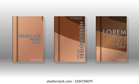 Cover book with a geometric design background. Valid for banners, placards, leaflets, poster designs, etc. Eps10 vector template