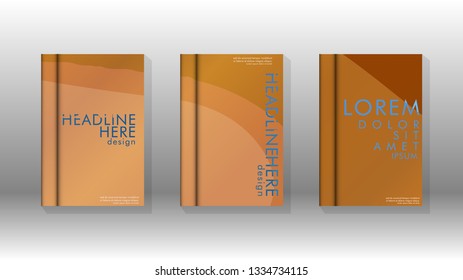Cover book with a geometric design background. Valid for banners, placards, leaflets, poster designs, etc. Eps10 vector template