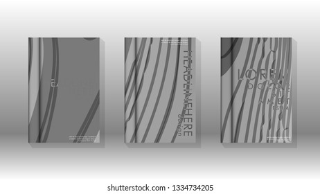 Cover book with a geometric design background. Valid for banners, placards, leaflets, poster designs, etc. Eps10 vector template