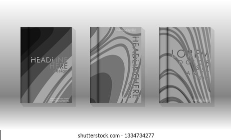 Cover book with a geometric design background. Valid for banners, placards, leaflets, poster designs, etc. Eps10 vector template
