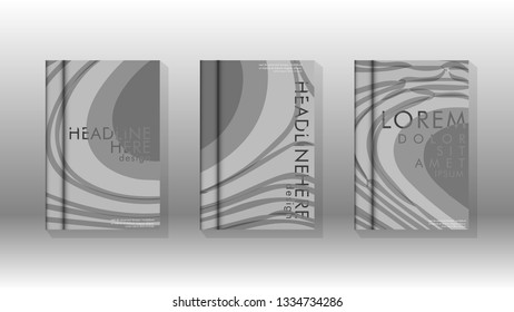 Cover book with a geometric design background. Valid for banners, placards, leaflets, poster designs, etc. Eps10 vector template