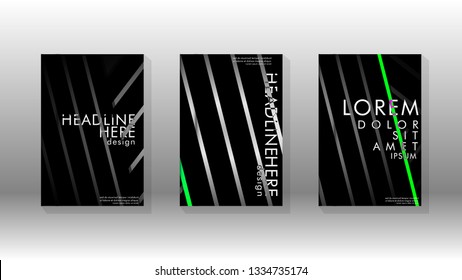 Cover book with a geometric design background. Valid for banners, placards, leaflets, poster designs, etc. Eps10 vector template