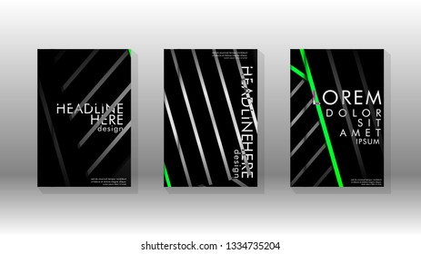 Cover book with a geometric design background. Valid for banners, placards, leaflets, poster designs, etc. Eps10 vector template