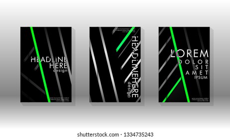 Cover book with a geometric design background. Valid for banners, placards, leaflets, poster designs, etc. Eps10 vector template