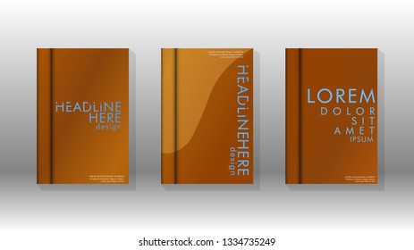 Cover book with a geometric design background. Valid for banners, placards, leaflets, poster designs, etc. Eps10 vector template