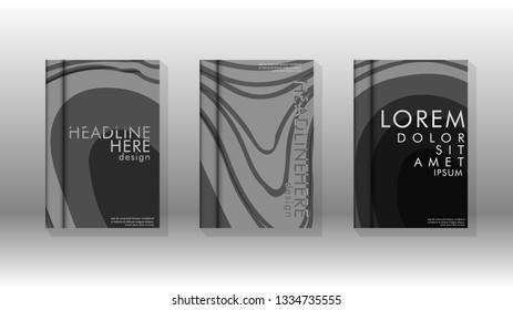 Cover book with a geometric design background. Valid for banners, placards, leaflets, poster designs, etc. Eps10 vector template