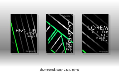 Cover book with a geometric design background. Valid for banners, placards, leaflets, poster designs, etc. Eps10 vector template