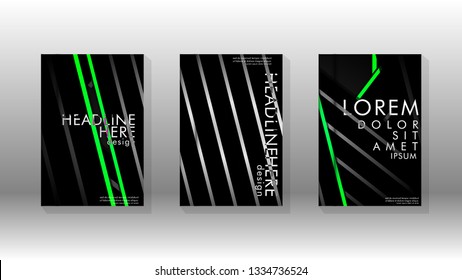 Cover book with a geometric design background. Valid for banners, placards, leaflets, poster designs, etc. Eps10 vector template