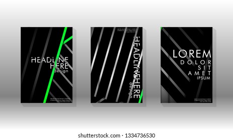 Cover book with a geometric design background. Valid for banners, placards, leaflets, poster designs, etc. Eps10 vector template