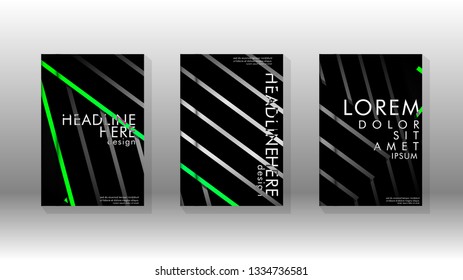 Cover book with a geometric design background. Valid for banners, placards, leaflets, poster designs, etc. Eps10 vector template