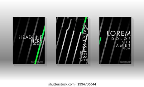 Cover book with a geometric design background. Valid for banners, placards, leaflets, poster designs, etc. Eps10 vector template