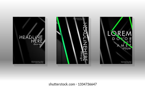 Cover book with a geometric design background. Valid for banners, placards, leaflets, poster designs, etc. Eps10 vector template