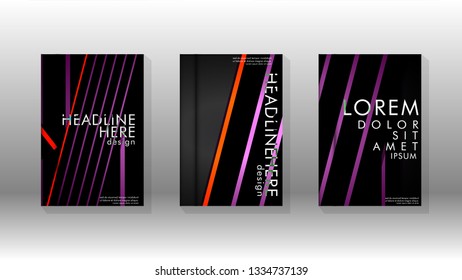 Cover book with a geometric design background. Valid for banners, placards, leaflets, poster designs, etc. Eps10 vector template