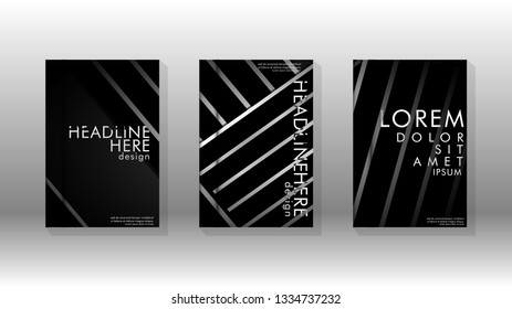 Cover book with a geometric design background. Valid for banners, placards, leaflets, poster designs, etc. Eps10 vector template