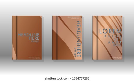 Cover book with a geometric design background. Valid for banners, placards, leaflets, poster designs, etc. Eps10 vector template