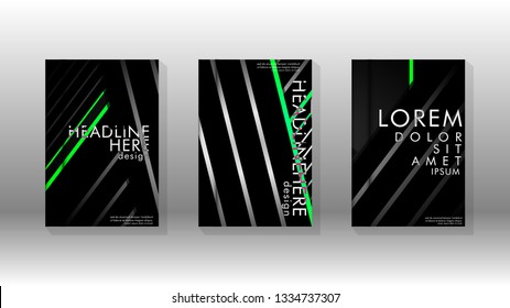 Cover book with a geometric design background. Valid for banners, placards, leaflets, poster designs, etc. Eps10 vector template