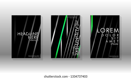 Cover book with a geometric design background. Valid for banners, placards, leaflets, poster designs, etc. Eps10 vector template