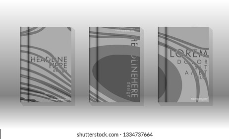 Cover book with a geometric design background. Valid for banners, placards, leaflets, poster designs, etc. Eps10 vector template