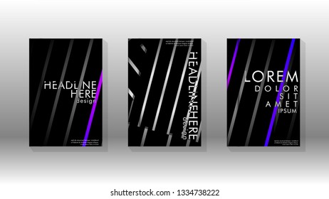 Cover book with a geometric design background. Valid for banners, placards, leaflets, poster designs, etc. Eps10 vector template