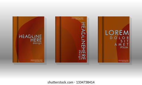Cover book with a geometric design background. Valid for banners, placards, leaflets, poster designs, etc. Eps10 vector template