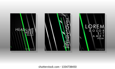Cover book with a geometric design background. Valid for banners, placards, leaflets, poster designs, etc. Eps10 vector template