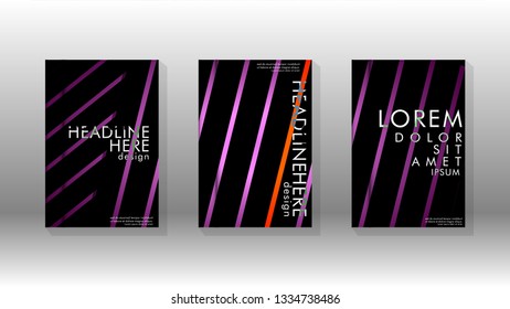 Cover book with a geometric design background. Valid for banners, placards, leaflets, poster designs, etc. Eps10 vector template