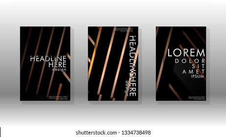 Cover book with a geometric design background. Valid for banners, placards, leaflets, poster designs, etc. Eps10 vector template