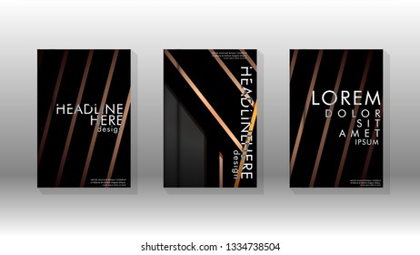 Cover book with a geometric design background. Valid for banners, placards, leaflets, poster designs, etc. Eps10 vector template