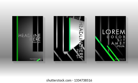 Cover book with a geometric design background. Valid for banners, placards, leaflets, poster designs, etc. Eps10 vector template