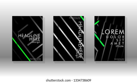 Cover book with a geometric design background. Valid for banners, placards, leaflets, poster designs, etc. Eps10 vector template