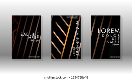 Cover book with a geometric design background. Valid for banners, placards, leaflets, poster designs, etc. Eps10 vector template