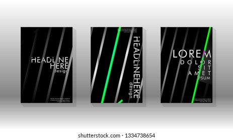 Cover book with a geometric design background. Valid for banners, placards, leaflets, poster designs, etc. Eps10 vector template