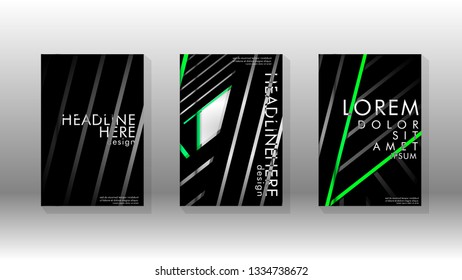 Cover book with a geometric design background. Valid for banners, placards, leaflets, poster designs, etc. Eps10 vector template