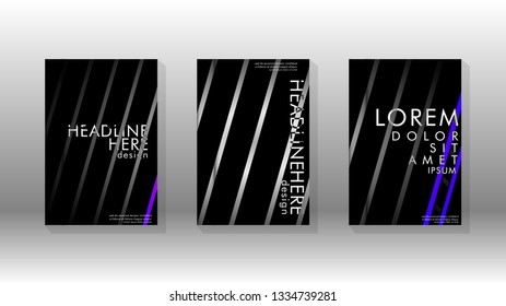 Cover book with a geometric design background. Valid for banners, placards, leaflets, poster designs, etc. Eps10 vector template