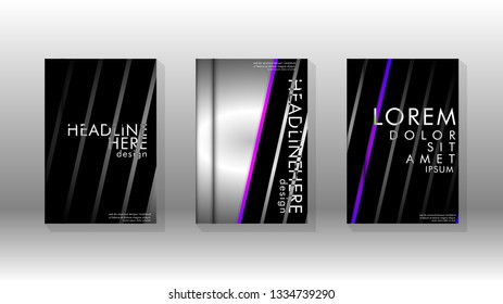 Cover book with a geometric design background. Valid for banners, placards, leaflets, poster designs, etc. Eps10 vector template