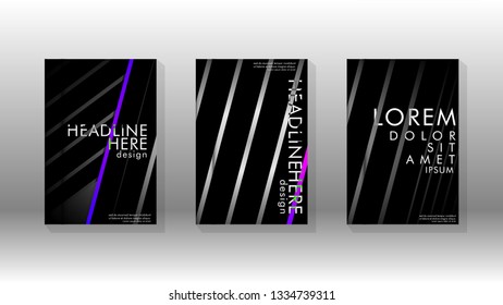 Cover book with a geometric design background. Valid for banners, placards, leaflets, poster designs, etc. Eps10 vector template