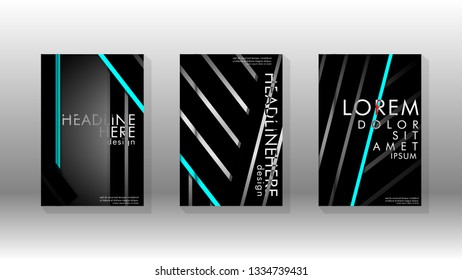 Cover book with a geometric design background. Valid for banners, placards, leaflets, poster designs, etc. Eps10 vector template