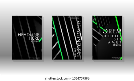 Cover book with a geometric design background. Valid for banners, placards, leaflets, poster designs, etc. Eps10 vector template