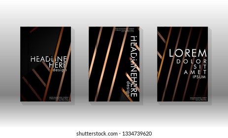 Cover book with a geometric design background. Valid for banners, placards, leaflets, poster designs, etc. Eps10 vector template