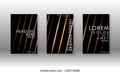 Cover book with a geometric design background. Valid for banners, placards, leaflets, poster designs, etc. Eps10 vector template
