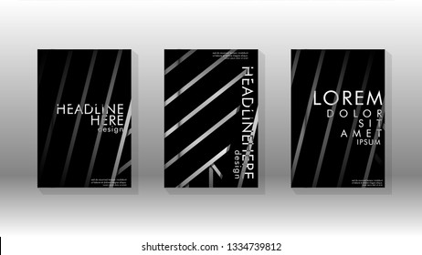 Cover book with a geometric design background. Valid for banners, placards, leaflets, poster designs, etc. Eps10 vector template