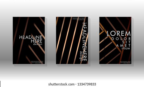 Cover book with a geometric design background. Valid for banners, placards, leaflets, poster designs, etc. Eps10 vector template